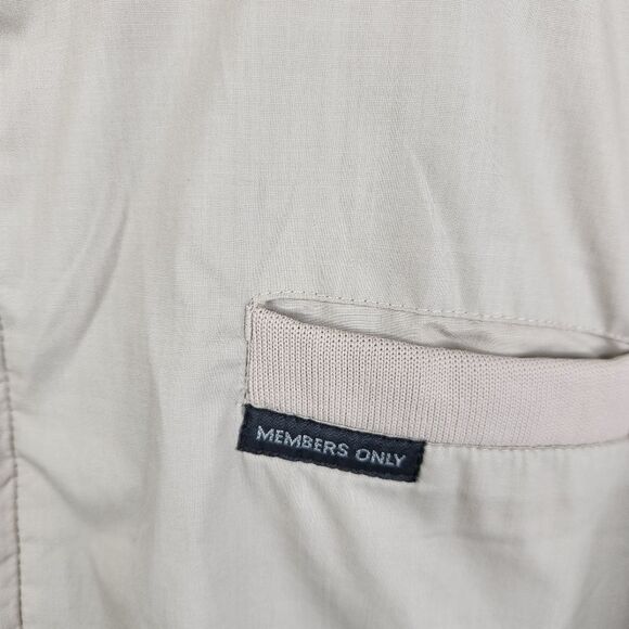 Vintage Members Only Iconic Classic Full Zip Racer Bomber Jacket Large - Picture 5 of 7